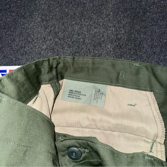 NWT PROPPER BDU Tactical Pants Green Men's L Military Combat Trousers Button Fly - Picture 9 of 10